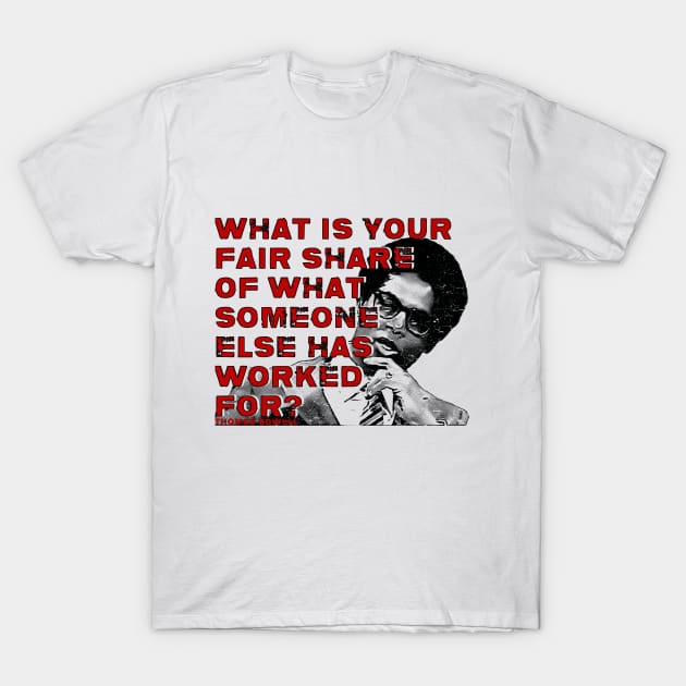 Thomas Sowell T-Shirt by bakerjrae